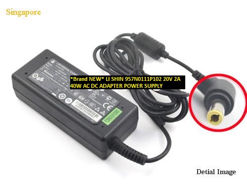 *Brand NEW* LI SHIN 957N0111P102 20V 2A 40W AC DC ADAPTER POWER SUPPLY